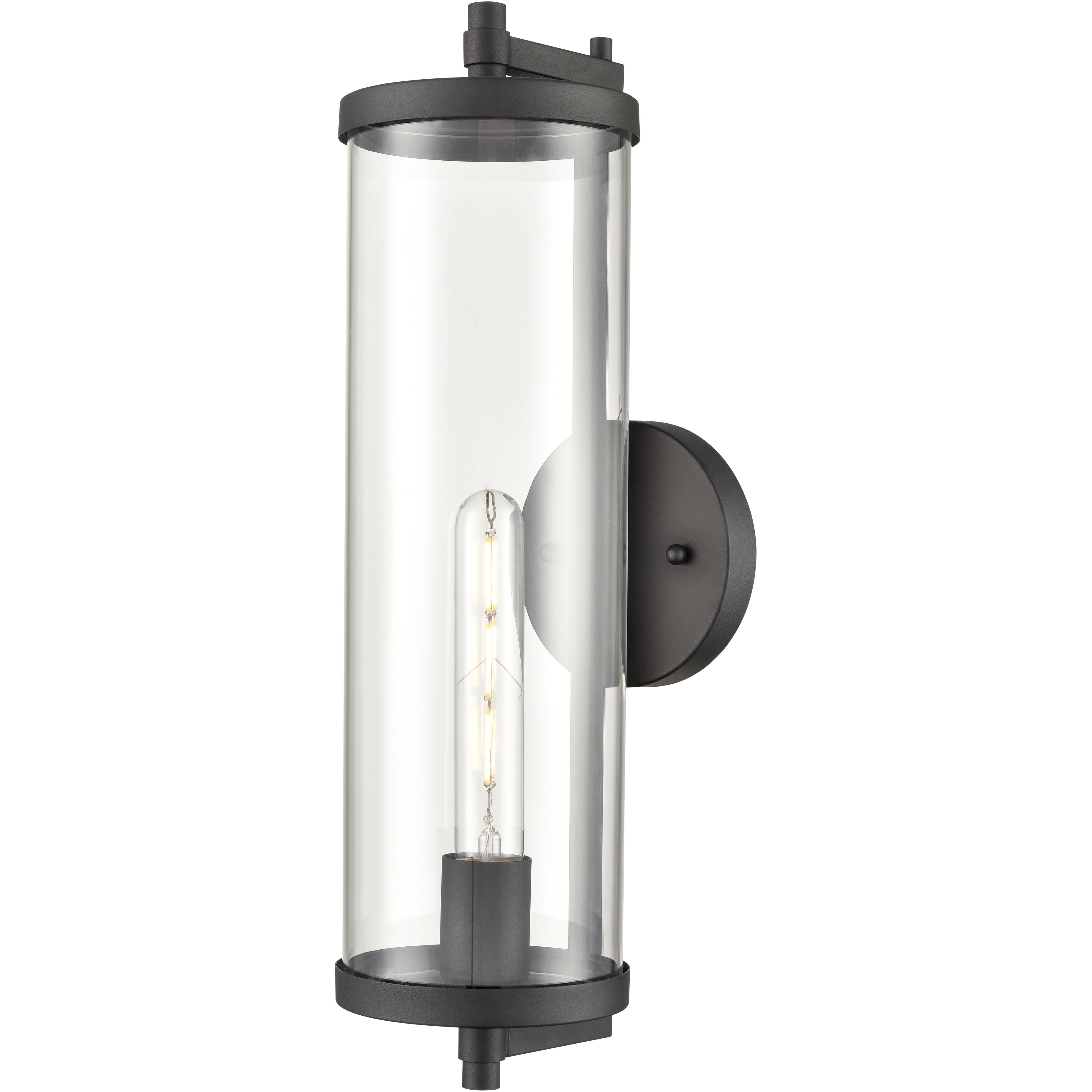 Beckham 1 Light 18 inch Textured Black Outdoor Wall Sconce